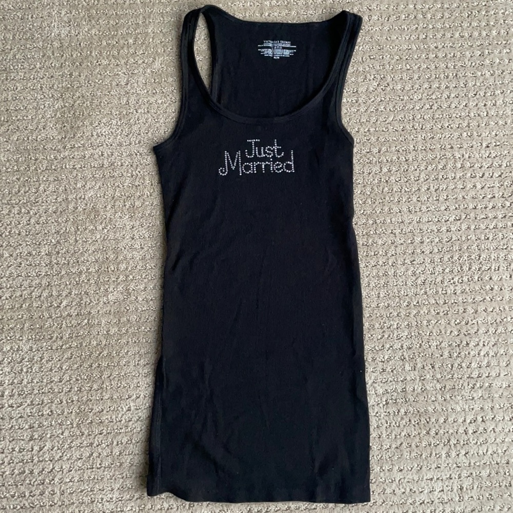 Victoria’s Secret just married tank top black M
